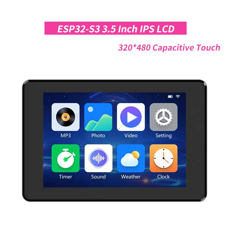 ESP32-S3 3.5 Inch IPS LCD Capacitive Touch With Case Module 8M PSRAM 16M FLASH Development 320*480 For Arduino LVGL
ESP32-S3 3.5 Inch IPS LCD Capacitive Touch With Case Module 8M PSRAM 16M FLASH Development 320*480 For Arduino LVGL