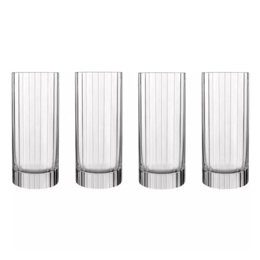 Bach Ribbed Glasses Made in Italy Set of 4 - 16.5 Oz Bar Glasses with Heavy Base - Laser Cut Rims Durable Non-Leaded Crystal Dr
Bach Ribbed Glasses Made in Italy Set of 4 - 16.5 Oz Bar Glasses with Heavy Base - Laser Cut Rims Durable Non-Leaded Crystal Dr