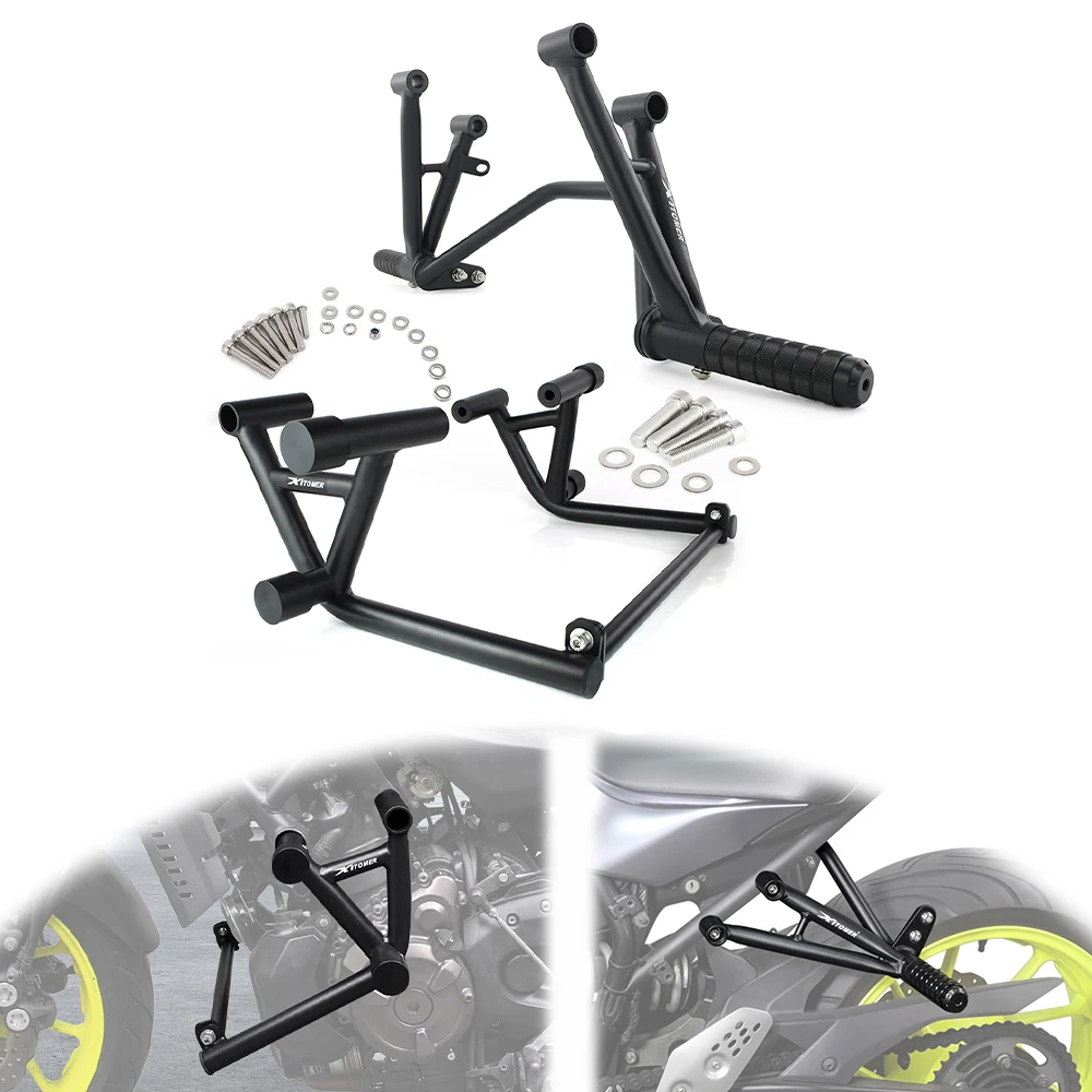 Fit For Yamaha FZ-07 / MT-07 2014-2024 Motorcycle Crash Cage Stunt Engine Highway Guard & Subcage With Foot Pegs Stunt Subcage
Fit For Yamaha FZ-07 / MT-07 2014-2024 Motorcycle Crash Cage Stunt Engine Highway Guard & Subcage With Foot Pegs Stunt Subcage