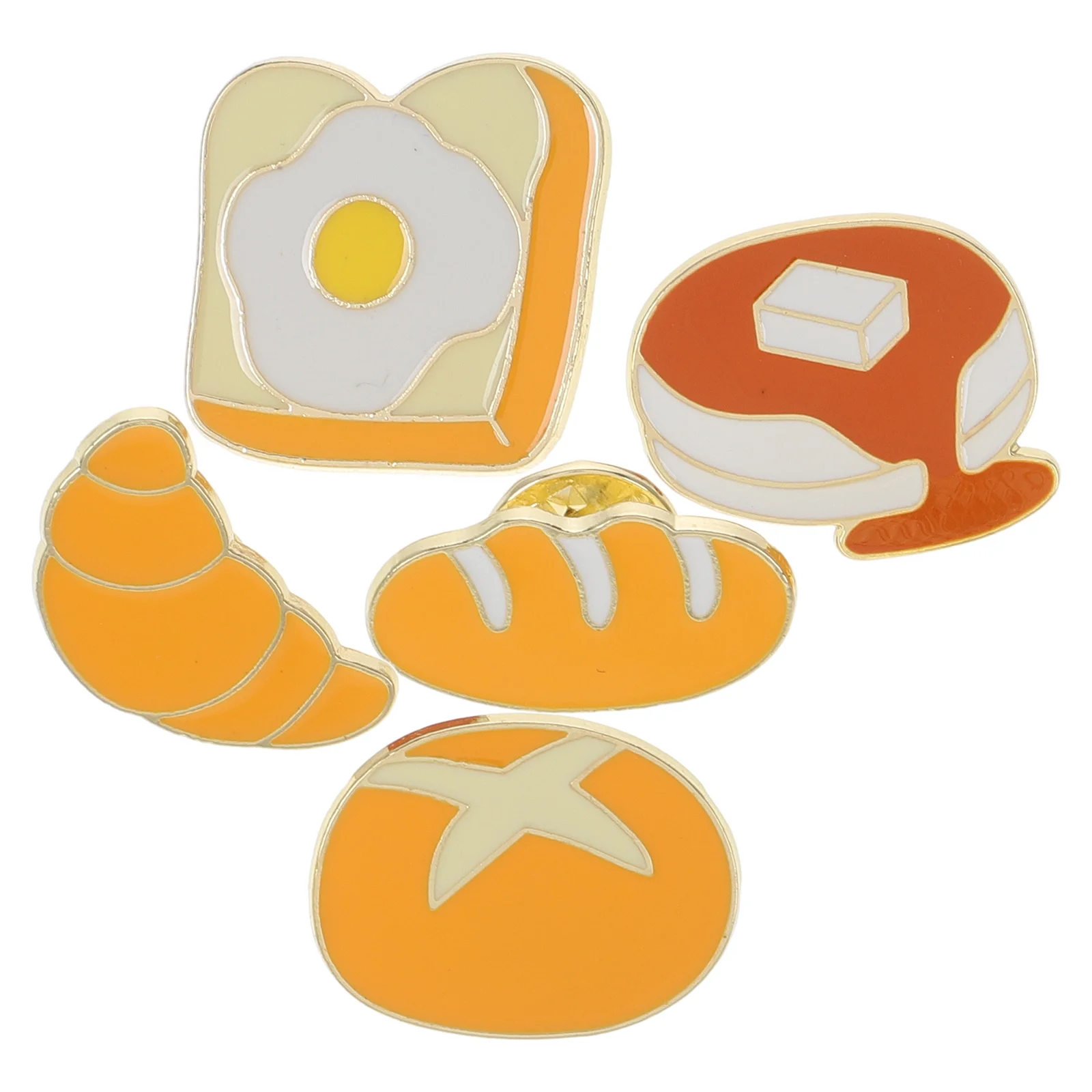 5 Pcs Bread Brooch Clothes Pins Backpack Cute Cablilock Croissant Citrus Decor Enamel Lemon Accessories Zinc Alloy Cookie Bride 
5 Pcs Bread Brooch Clothes Pins Backpack Cute Cablilock Croissant Citrus Decor Enamel Lemon Accessories Zinc Alloy Cookie Bride