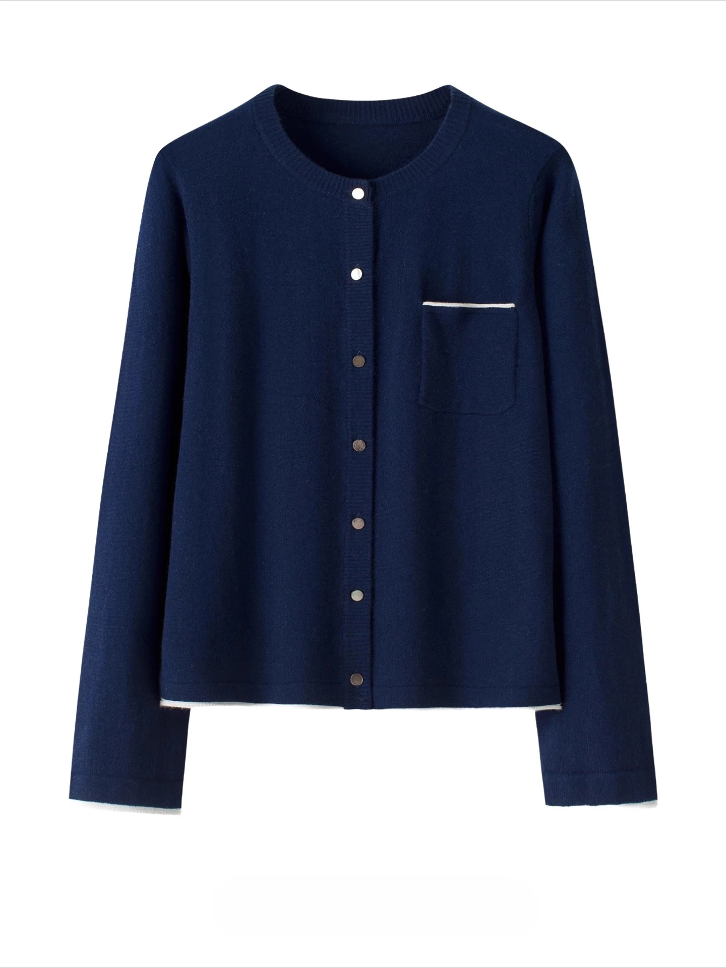 Весенне-осенний новый женский шерстяной свитер, модный шерстяной вязаный кардиган с круглым вырезом и длинными рукавами для поездок на работу
Весенне-осенний новый женский шерстяной свитер, модный шерстяной вязаный кардиган с круглым вырезом и длинными рукавами для поездок на работу