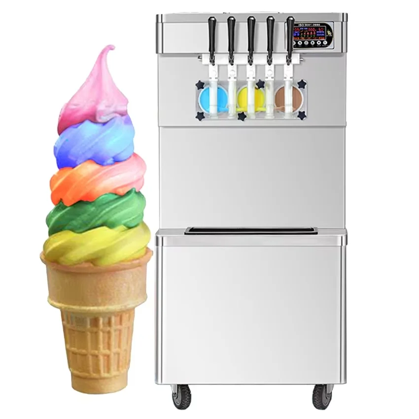 Best Selling Ice Cream Freezer Machine 3-flavor Yogurt Maker 25L/H LCD Display New Soft Ice Cream Machine
Best Selling Ice Cream Freezer Machine 3-flavor Yogurt Maker 25L/H LCD Display New Soft Ice Cream Machine