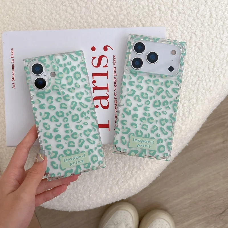 Mambo Green Leopard Square IMD Phone Case For iPhone17Promax 15 16Pro 14Promax 13/14 12PM Full TPU Cover Body Shell Protection
Mambo Green Leopard Square IMD Phone Case For iPhone17Promax 15 16Pro 14Promax 13/14 12PM Full TPU Cover Body Shell Protection