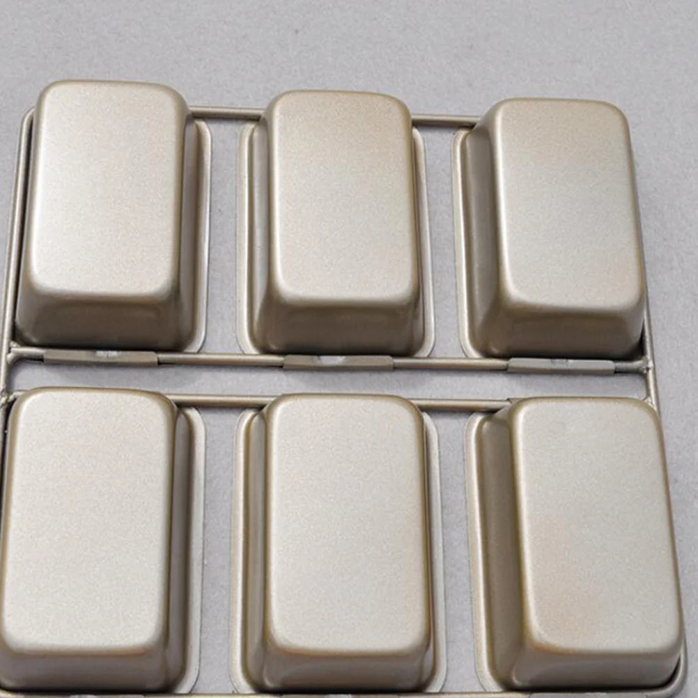 6 Grids Toast Mould Baking Tray Non-Stick High Temperature Resistance Household Cake Mold Baking Plate
6 Grids Toast Mould Baking Tray Non-Stick High Temperature Resistance Household Cake Mold Baking Plate