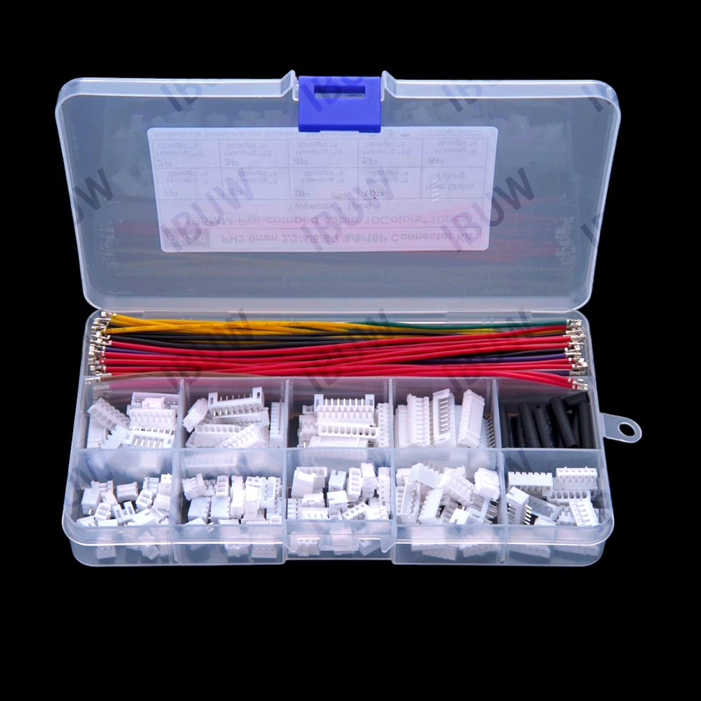 2.0mm PH 2-10Pin Connector Socket Kit with Pre-Crimped Soft silicone Wire 2/3/4/5/6/7 Pin Housing Female Male JST Adapter Cable
2.0mm PH 2-10Pin Connector Socket Kit with Pre-Crimped Soft silicone Wire 2/3/4/5/6/7 Pin Housing Female Male JST Adapter Cable