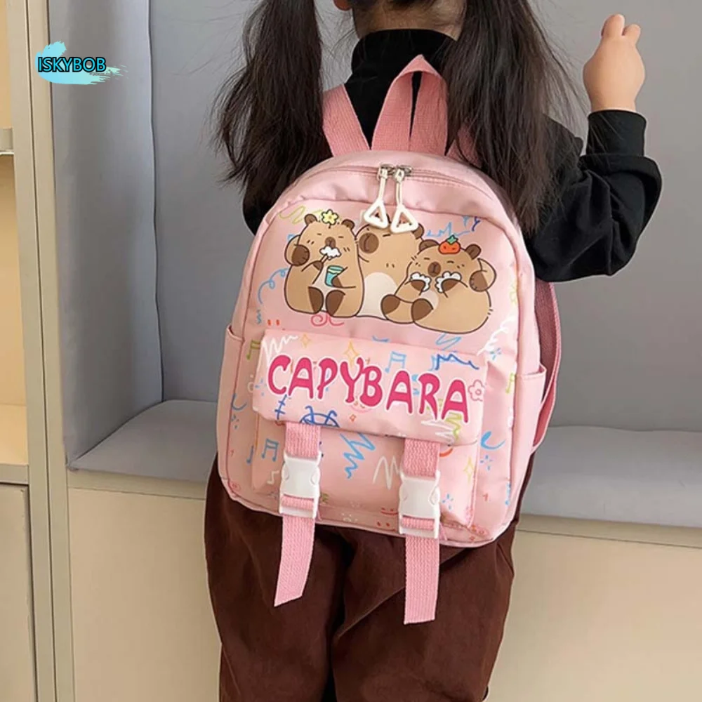 Thickened Capybara Backpack Nylon Wide Straps Cartoon Animal Daypack Lightweight Foldable Large Capacity School Bag Gifts
Thickened Capybara Backpack Nylon Wide Straps Cartoon Animal Daypack Lightweight Foldable Large Capacity School Bag Gifts