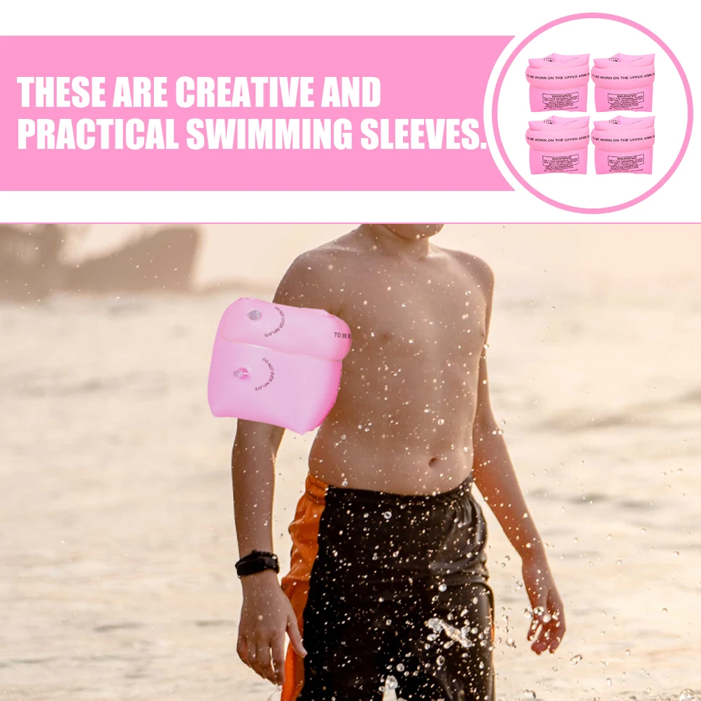 4pcs Swimming Arm Rings Inflatable Armbands Kids Floaties Pool Beach Summer Vacation Thickened PVC Leak-Proof for Children
4pcs Swimming Arm Rings Inflatable Armbands Kids Floaties Pool Beach Summer Vacation Thickened PVC Leak-Proof for Children
