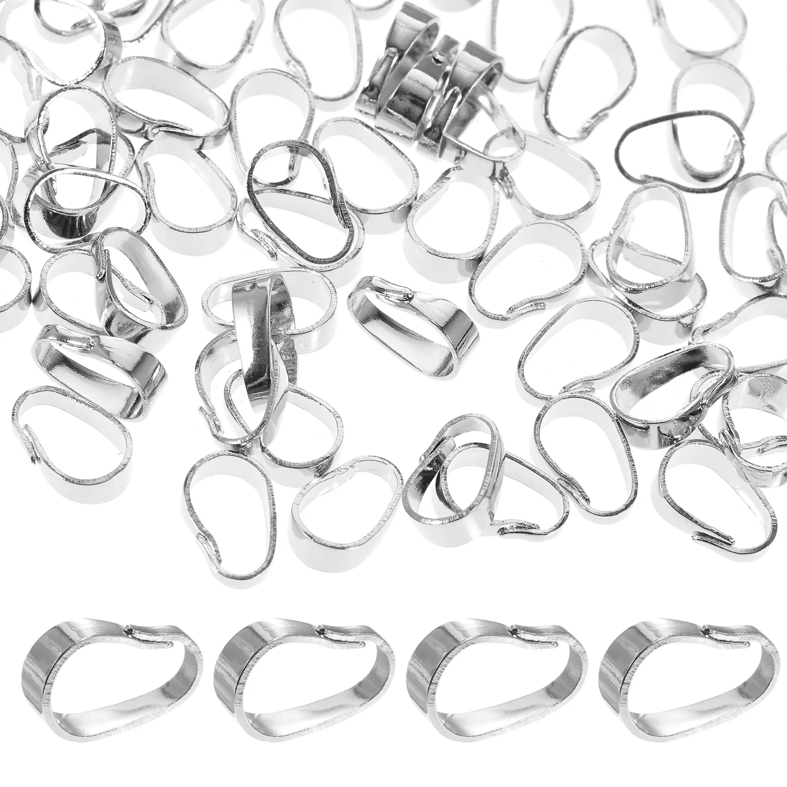 100Pcs Necklace Pendant Links Buckles Metal Pinch Clip Clasps DIY Jewelry Making Supplies Pinch Clip Clasp Bail
100Pcs Necklace Pendant Links Buckles Metal Pinch Clip Clasps DIY Jewelry Making Supplies Pinch Clip Clasp Bail