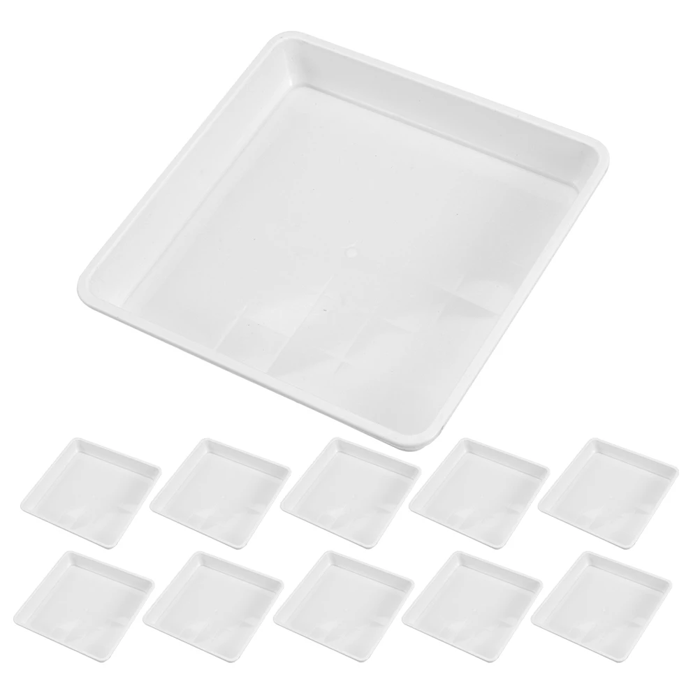 20 Pcs Square Drip Tray Plant Saucers Plastic Chassis Water Board Garden Practical Planter Trays Flower Pot Tray Anti Wear Long
20 Pcs Square Drip Tray Plant Saucers Plastic Chassis Water Board Garden Practical Planter Trays Flower Pot Tray Anti Wear Long