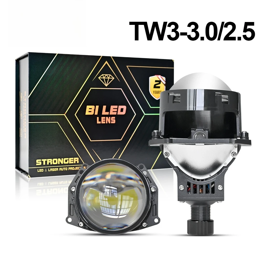 2.5/3 Inch Bi LED Projector Headlight with Halo Single Cup Dual Beam 55W Plug and Play Upgrade H4 H7 Car Motorcycle LED Lens
2.5/3 Inch Bi LED Projector Headlight with Halo Single Cup Dual Beam 55W Plug and Play Upgrade H4 H7 Car Motorcycle LED Lens