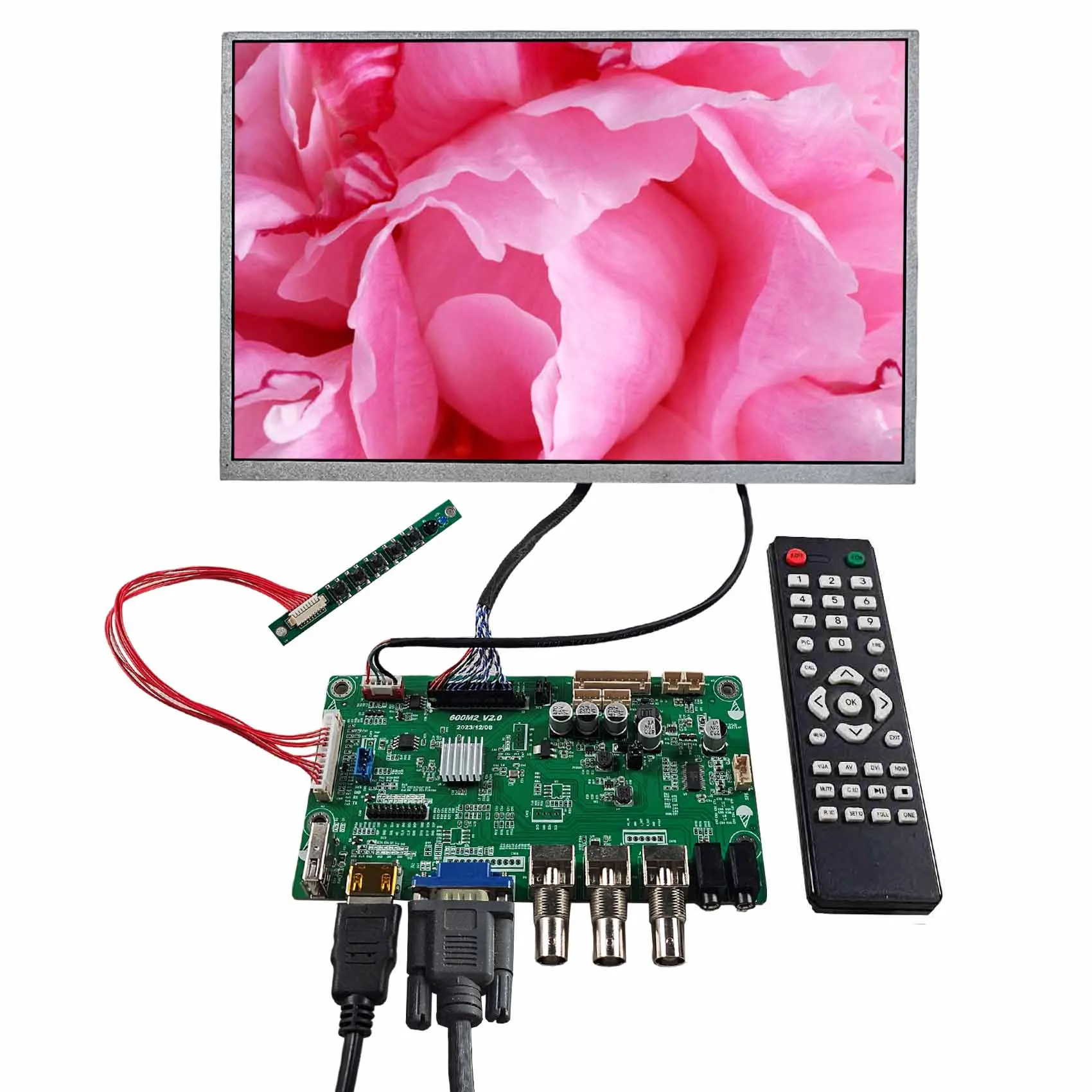 USB CVBS BNC H-D ЖК-контроллерная плата 12,1 дюйма G121HAX01 1920x1200 сенсорный ЖК-экран
USB CVBS BNC H-D ЖК-контроллерная плата 12,1 дюйма G121HAX01 1920x1200 сенсорный ЖК-экран
