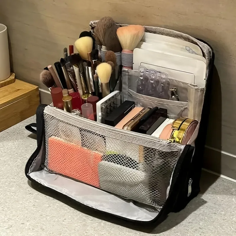 Standing Organizer Pouch, Large Capacity Storage Bags for School Supplies & Makeup, Wide Opening Desktop Organizer for Students
Standing Organizer Pouch, Large Capacity Storage Bags for School Supplies & Makeup, Wide Opening Desktop Organizer for Students
