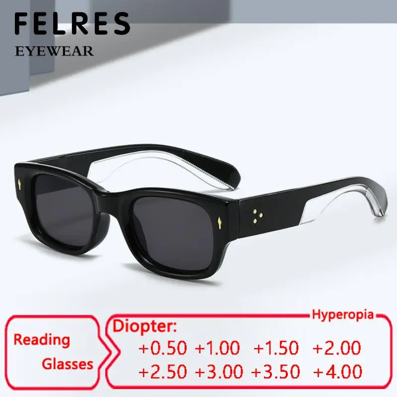 Square Thick Frame Black Reading Sunglasses Men Classic Designer Prescription Presbyopic Glasses Outdoor Shade Eyewear +1.0 1.5
Square Thick Frame Black Reading Sunglasses Men Classic Designer Prescription Presbyopic Glasses Outdoor Shade Eyewear +1.0 1.5