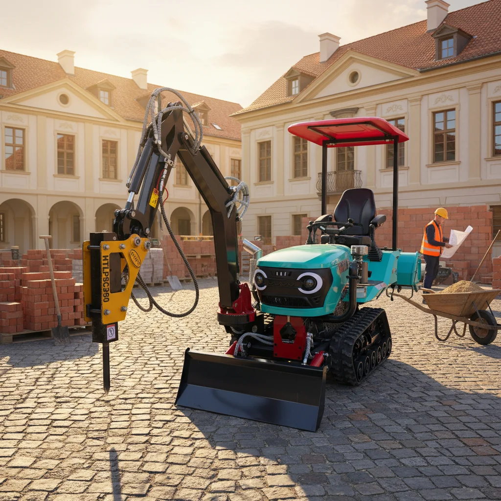 35HP Crawler Tractor EPA Garden Farm Cultivator with Full Excavator Accessory Kit
35HP Crawler Tractor EPA Garden Farm Cultivator with Full Excavator Accessory Kit