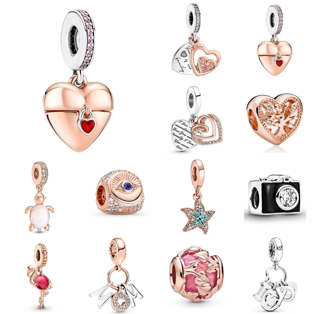 2024 New Silver Plated Heart Pendant Alloy Animal Charm Beads For Fashion DIY Bracelet Necklace Jewelry Accessories Gifts
2024 New Silver Plated Heart Pendant Alloy Animal Charm Beads For Fashion DIY Bracelet Necklace Jewelry Accessories Gifts 