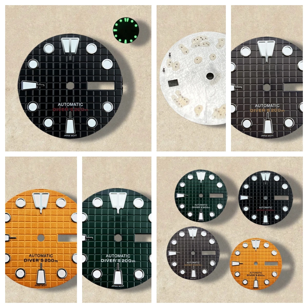 28.5mm High Quality S Logo Waffle Dial Suitable NH36 Automatic Movement Green Luminous Watch Modification Accessories
28.5mm High Quality S Logo Waffle Dial Suitable NH36 Automatic Movement Green Luminous Watch Modification Accessories