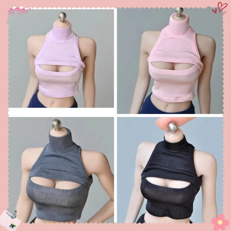 1/6 Scale Female Sleeveless T Shirt Thin Shoulder Open Chest Vest Turtle Neck Clothes Model for 12" Soldier Figure PH TBL Doll
1/6 Scale Female Sleeveless T Shirt Thin Shoulder Open Chest Vest Turtle Neck Clothes Model for 12" Soldier Figure PH TBL Doll