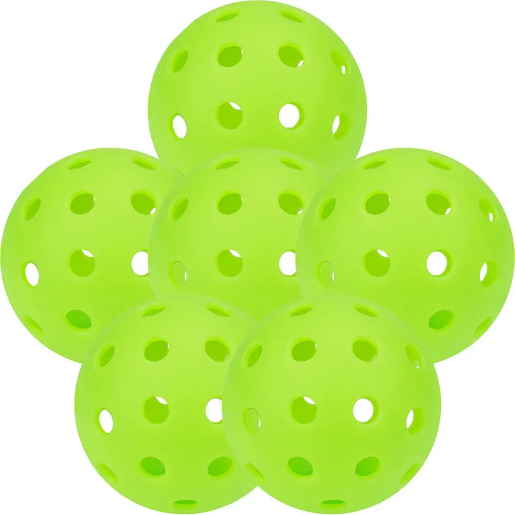 6 Pcs Glow in the Dark Balls Wear-resistant Plastic Hole Balls for Sports Toys Bright Colors Lightweight Compact
6 Pcs Glow in the Dark Balls Wear-resistant Plastic Hole Balls for Sports Toys Bright Colors Lightweight Compact
