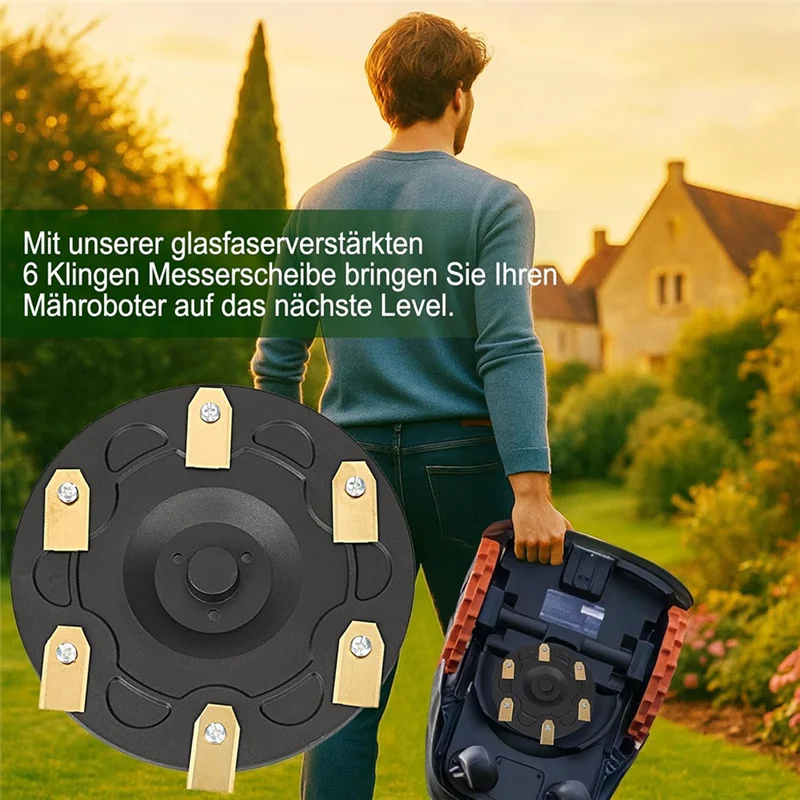 ABUG-Robust Lawnmower Tuning Blade Plate For Navimow I105E Cutting Disc Set Replace Cutting Blade
ABUG-Robust Lawnmower Tuning Blade Plate For Navimow I105E Cutting Disc Set Replace Cutting Blade