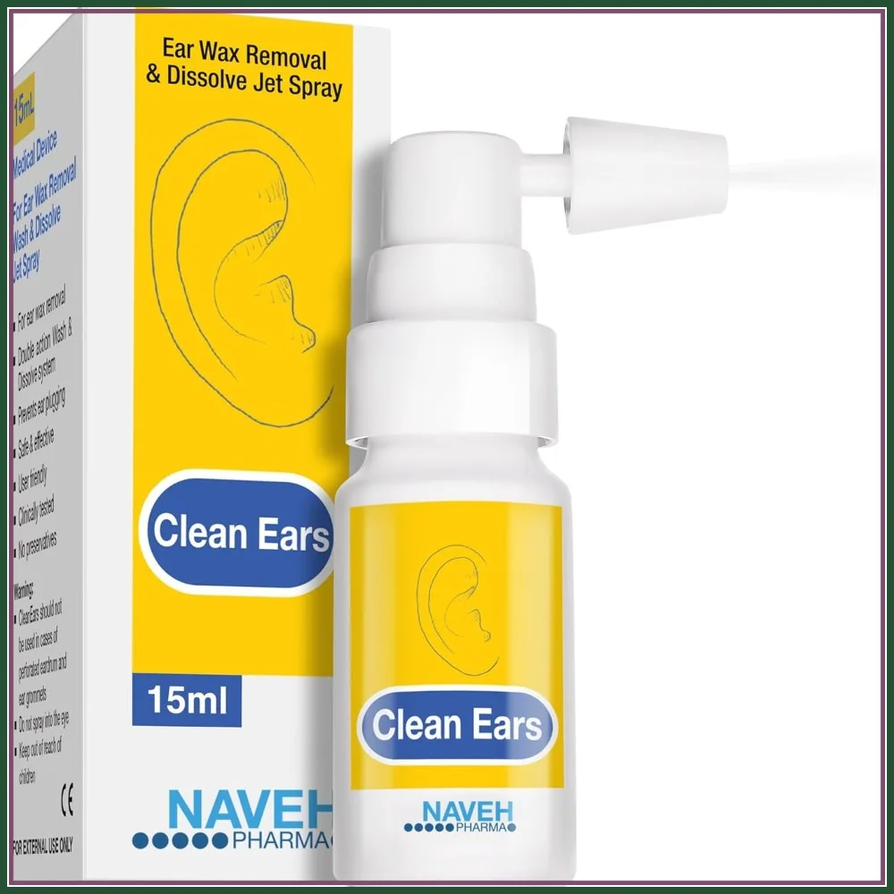 Fast-Acting Ear Wax Removal Spray | Dissolves Earwax in 1 Treatment | 300% More Effective | Gentle & Safe | 0.5 Fl Oz
Fast-Acting Ear Wax Removal Spray | Dissolves Earwax in 1 Treatment | 300% More Effective | Gentle & Safe | 0.5 Fl Oz