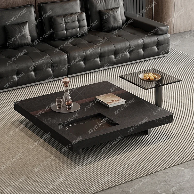 HHHHItalian Minimalist Coffee Table Small Apartment Simple Living Room High-end Creative Square Smoked Veneer Rock Slab
HHHHItalian Minimalist Coffee Table Small Apartment Simple Living Room High-end Creative Square Smoked Veneer Rock Slab