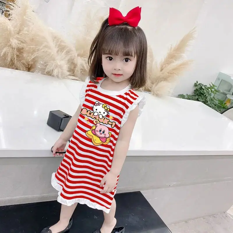 Sweet Hello Kitty Anime Kawaii Sanrio Ins Fashion T-shirt Cute Kt Cat Foreign Children Vest Casual Sleeveless Skirt Gifts Toys
Sweet Hello Kitty Anime Kawaii Sanrio Ins Fashion T-shirt Cute Kt Cat Foreign Children Vest Casual Sleeveless Skirt Gifts Toys