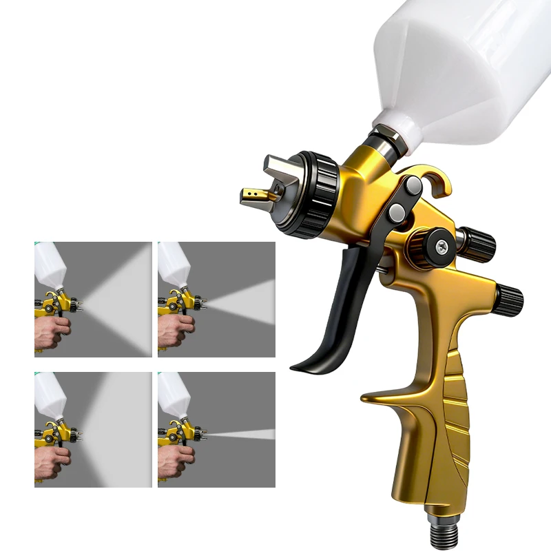 ProLite Lightweight HVLP Spray Gun 1.3mm 600cc Gravity Feed with 4Pcs Tool Kit for Auto Furniture Home Decoration
ProLite Lightweight HVLP Spray Gun 1.3mm 600cc Gravity Feed with 4Pcs Tool Kit for Auto Furniture Home Decoration