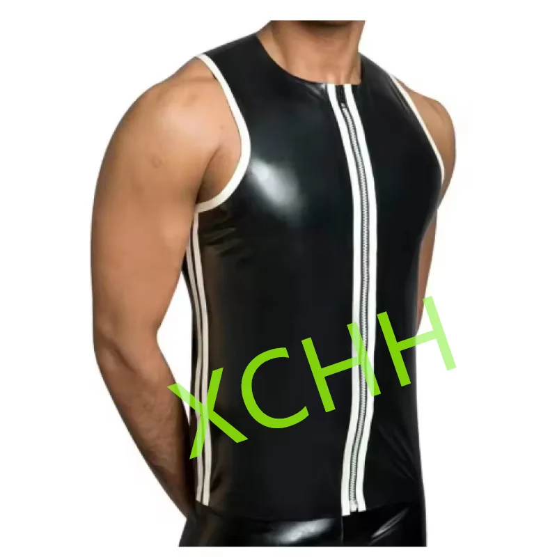 Handmade Mens Latex Suit Rubber Top Shirt Gummi Bodysuit Halloween Cosplay Costumes Custom Made
Handmade Mens Latex Suit Rubber Top Shirt Gummi Bodysuit Halloween Cosplay Costumes Custom Made