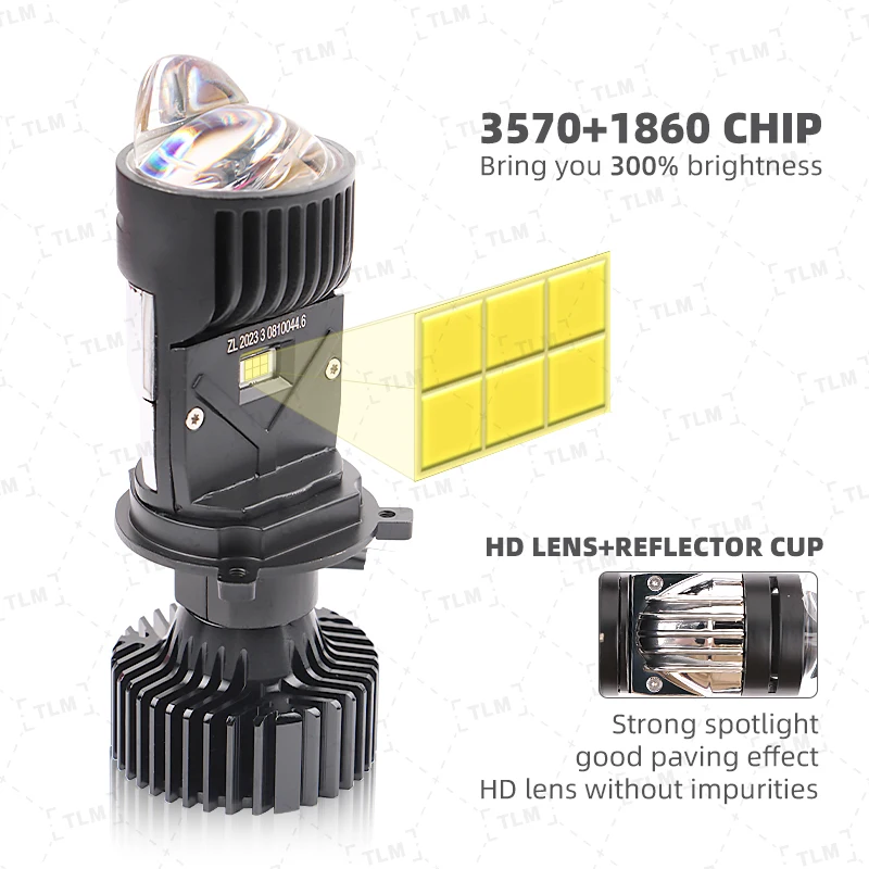 2PCS Y3Pro H4 Laser Light Mini Bi-LED Projector Lens Auto Led Headlight 12V 85W H4 High Low Beam Car Headlamps Lamp
2PCS Y3Pro H4 Laser Light Mini Bi-LED Projector Lens Auto Led Headlight 12V 85W H4 High Low Beam Car Headlamps Lamp 