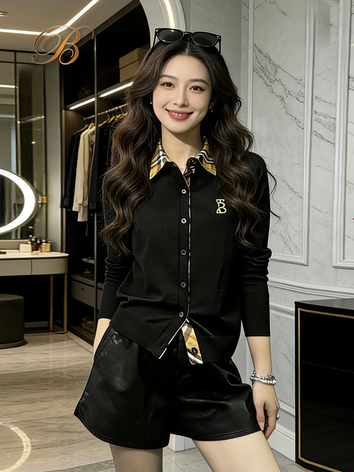 Casual Stripe Knit Sweater Women's Faion Long Sve Turn-down Collar Briti Sle Spring Autumn New Arrival Knitted Cardigan
Casual Stripe Knit Sweater Women's Faion Long Sve Turn-down Collar Briti Sle Spring Autumn New Arrival Knitted Cardigan