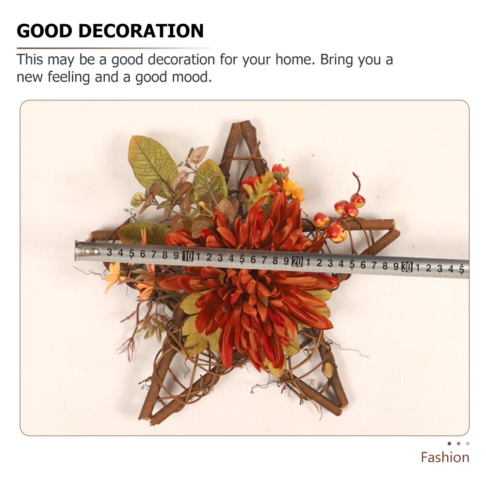Simulated Flower Wall Hanging Decor Ornament Chic Craft Unique Design Long Lasting Hanging Supply For Home
Simulated Flower Wall Hanging Decor Ornament Chic Craft Unique Design Long Lasting Hanging Supply For Home