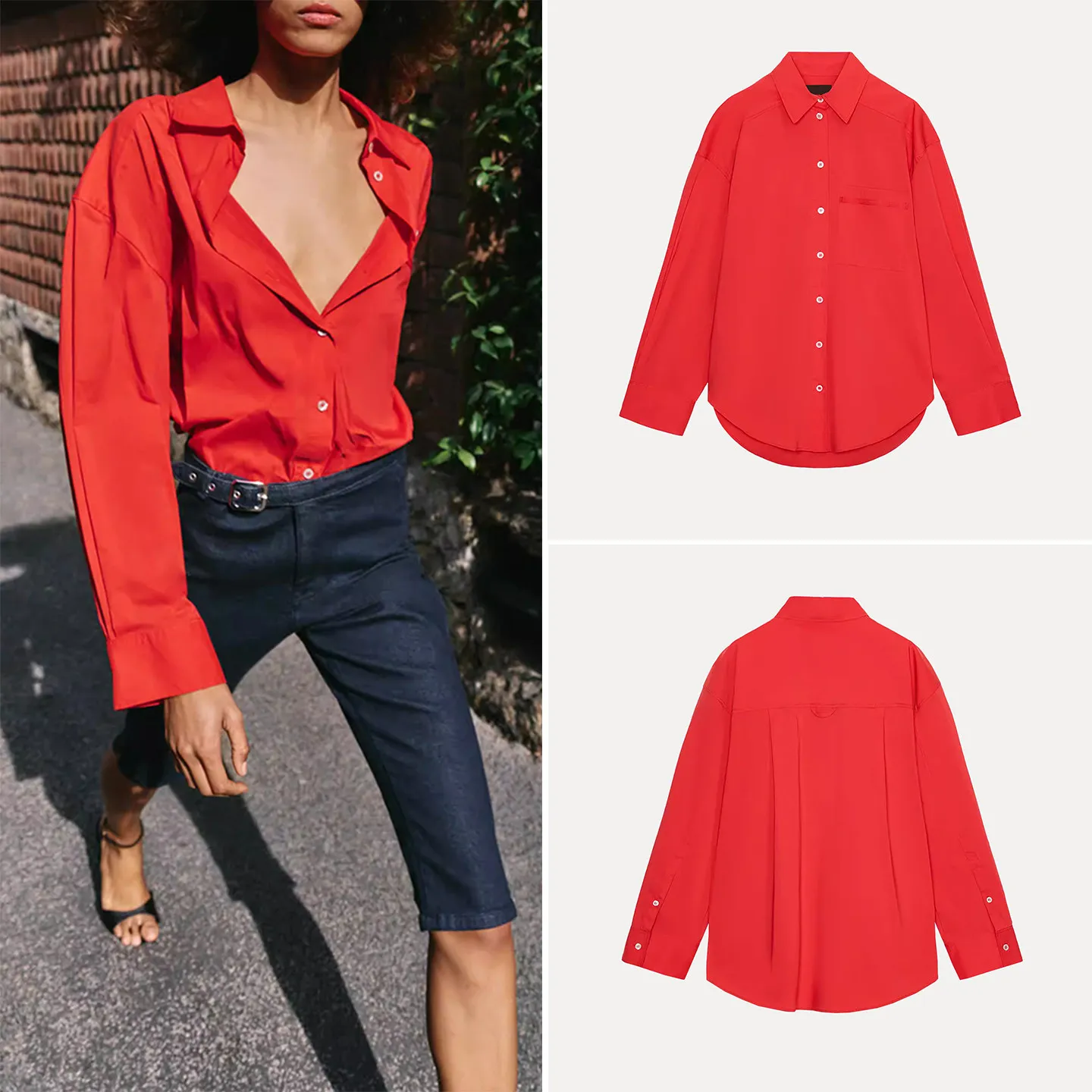 Fashionable Loose Silk Shirt Women's Spring 2026 New Arrival Simple Daily Personalized Style ZADATA Ladies' Shirt
Fashionable Loose Silk Shirt Women's Spring 2026 New Arrival Simple Daily Personalized Style ZADATA Ladies' Shirt