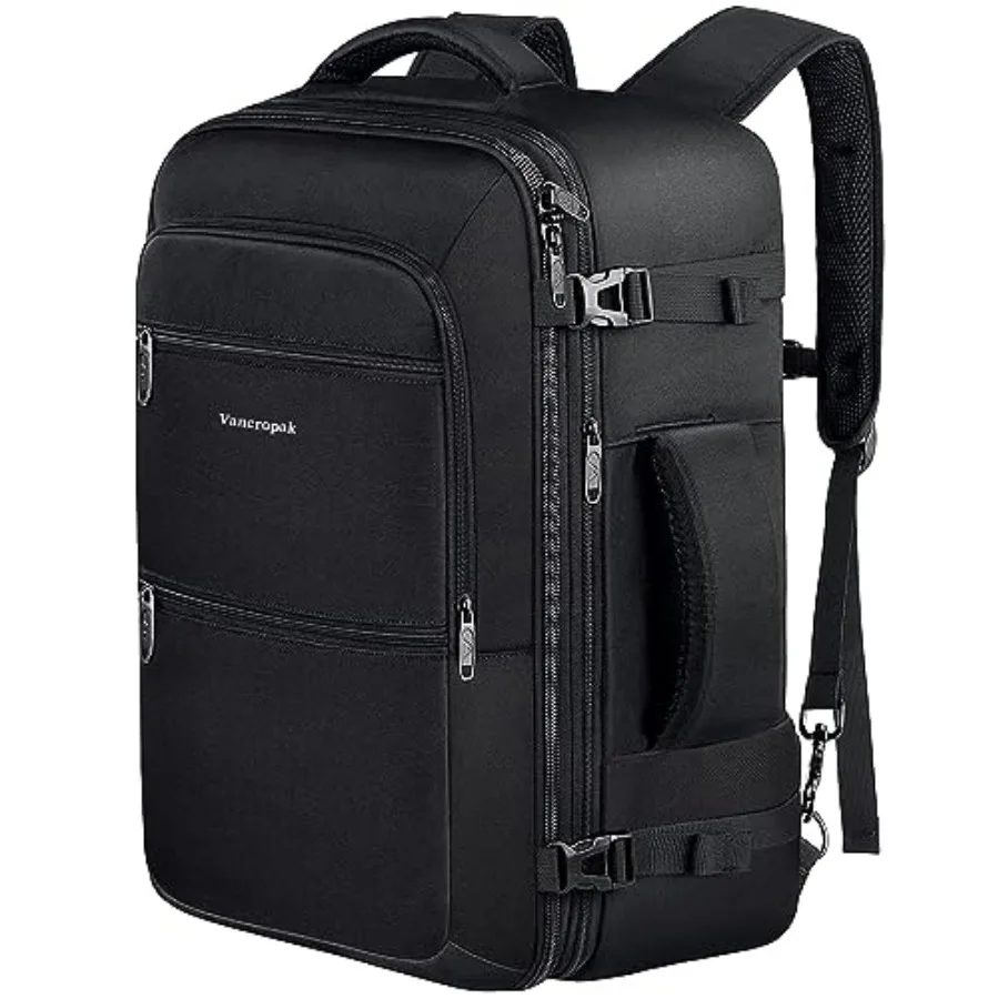 Carry On Backpack, 45L Expandable Extra Travel Backpack, Flight Approved Water Resistant Luggage Suitcase Daypack, Lightweight
Carry On Backpack, 45L Expandable Extra Travel Backpack, Flight Approved Water Resistant Luggage Suitcase Daypack, Lightweight