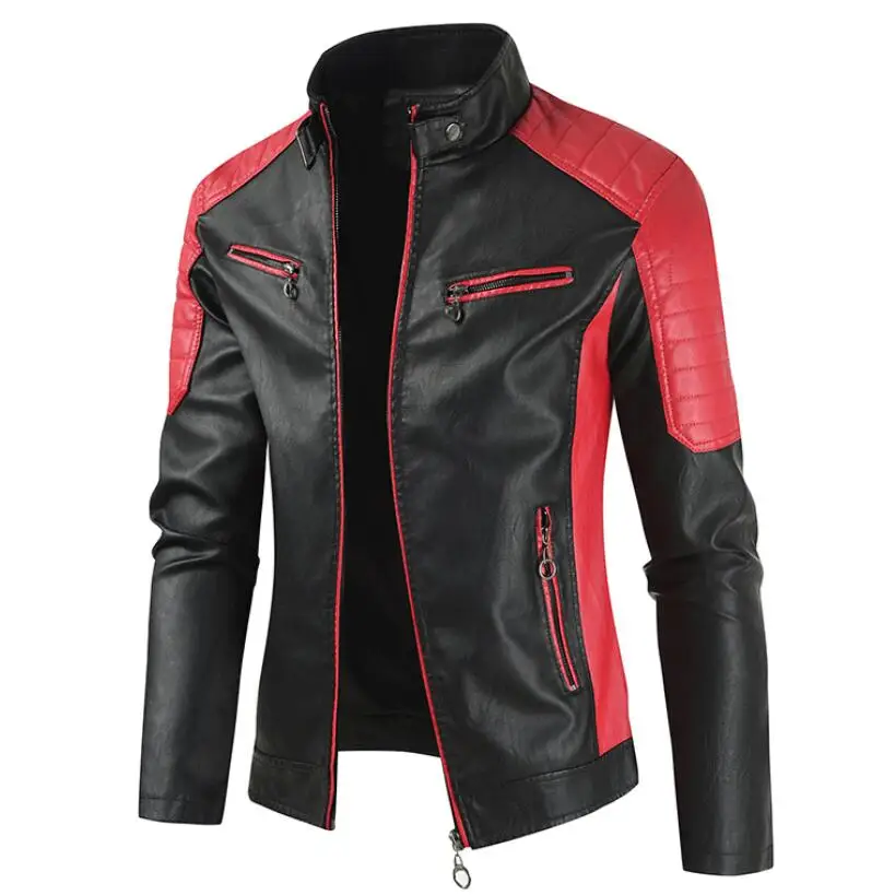 New Men Fashion Leather Jacket Coat Brand New Motorcycle Leather Jacket Men Faux Leather Jackets Winter Windbreaker Coats S-4XL
New Men Fashion Leather Jacket Coat Brand New Motorcycle Leather Jacket Men Faux Leather Jackets Winter Windbreaker Coats S-4XL