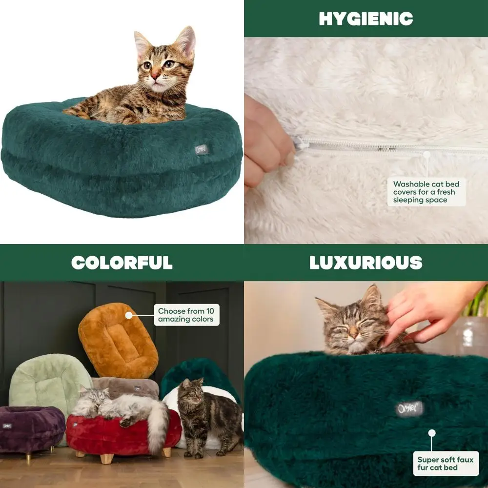 Luxury Soft Donut Cat Bed with Removable Washable Cover | Deep Filled for Comfortable Rest | Ideal for Cats Seeking Cozy Sleep
Luxury Soft Donut Cat Bed with Removable Washable Cover | Deep Filled for Comfortable Rest | Ideal for Cats Seeking Cozy Sleep