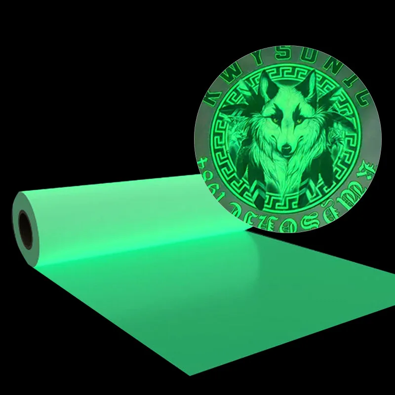 DTF Heat Transfer Film 60cm*100m Roll Printing Luminous Film Glow In The Dark Green DTF film for Clothing
DTF Heat Transfer Film 60cm*100m Roll Printing Luminous Film Glow In The Dark Green DTF film for Clothing