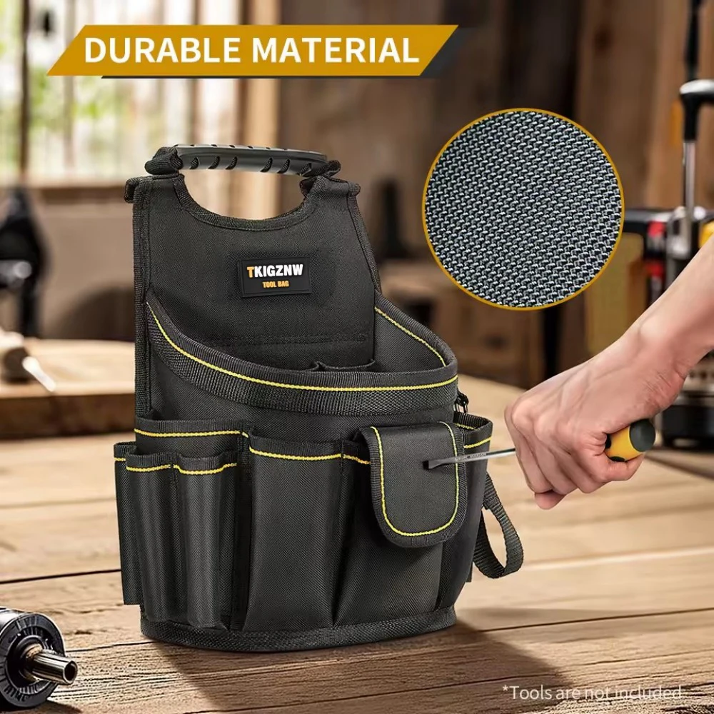 Thickened tool waist bag, tear resistant and wear-resistant, electrician maintenance belt type tool kit
Thickened tool waist bag, tear resistant and wear-resistant, electrician maintenance belt type tool kit