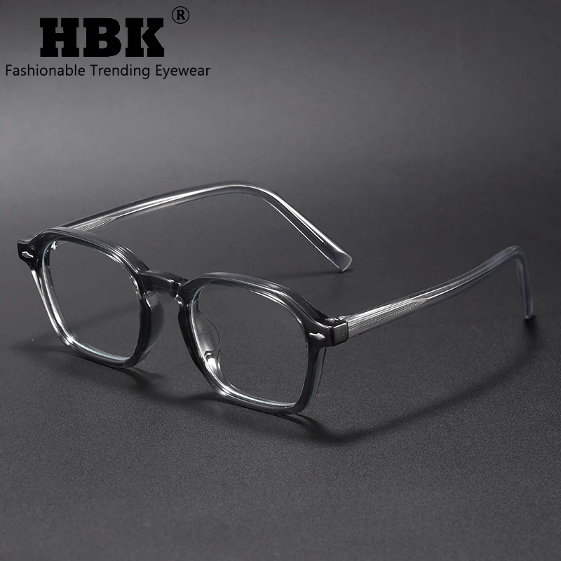 HBK Luxury Vintage Glasses frames for men Square TR90 frame Cellulose Propionate Temple Tips Women Anti Blue Light Glasses Frame
HBK Luxury Vintage Glasses frames for men Square TR90 frame Cellulose Propionate Temple Tips Women Anti Blue Light Glasses Frame