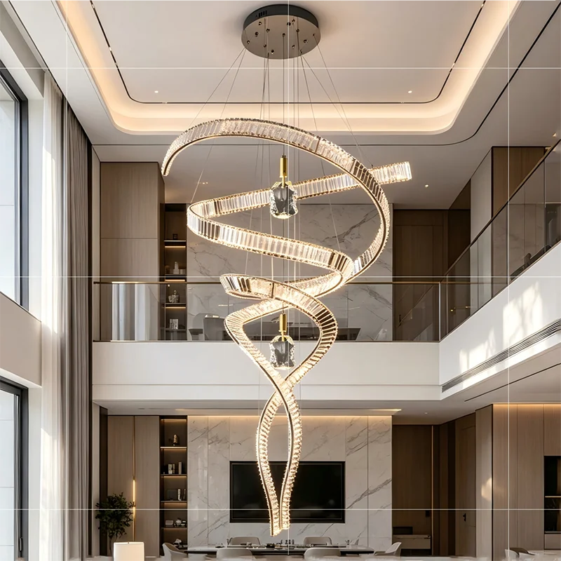 Nordic Stair Chandelier LED Pendant Light Modern Ceiling Lamp for Living Room Bedroom Home Decor
Nordic Stair Chandelier LED Pendant Light Modern Ceiling Lamp for Living Room Bedroom Home Decor