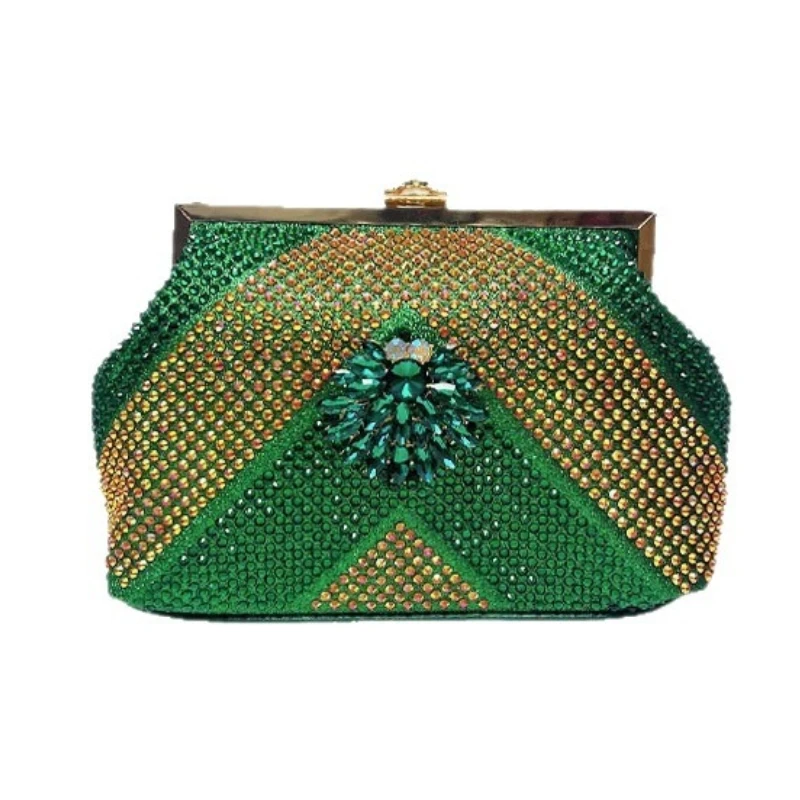 Вечерняя женская сумка с бриллиантами, 2022, элегантное украшение с бриллиантами, съемная цепочка, легко открывающийся дизайн, женский клатч
Вечерняя женская сумка с бриллиантами, 2022, элегантное украшение с бриллиантами, съемная цепочка, легко открывающийся дизайн, женский клатч