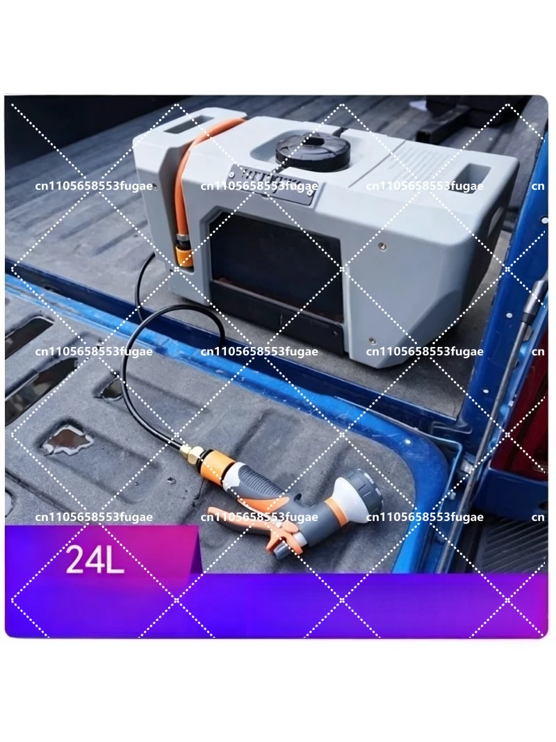 Portable Pressurized Quick Charging Water Tank, Outdoor Shower Set with Battery (24 Liters), Suitable for 4X4
Portable Pressurized Quick Charging Water Tank, Outdoor Shower Set with Battery (24 Liters), Suitable for 4X4