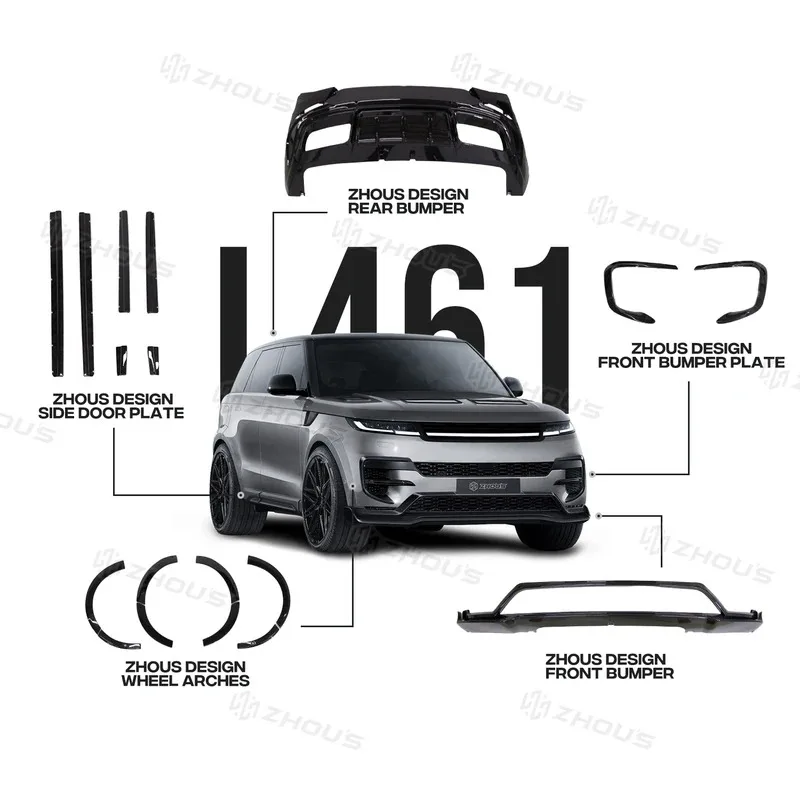 Zhous Design Car Modification Carbon Fiber Front Rear Bumper Body Kit For New L461 Range Rover Sport Accessories
Zhous Design Car Modification Carbon Fiber Front Rear Bumper Body Kit For New L461 Range Rover Sport Accessories