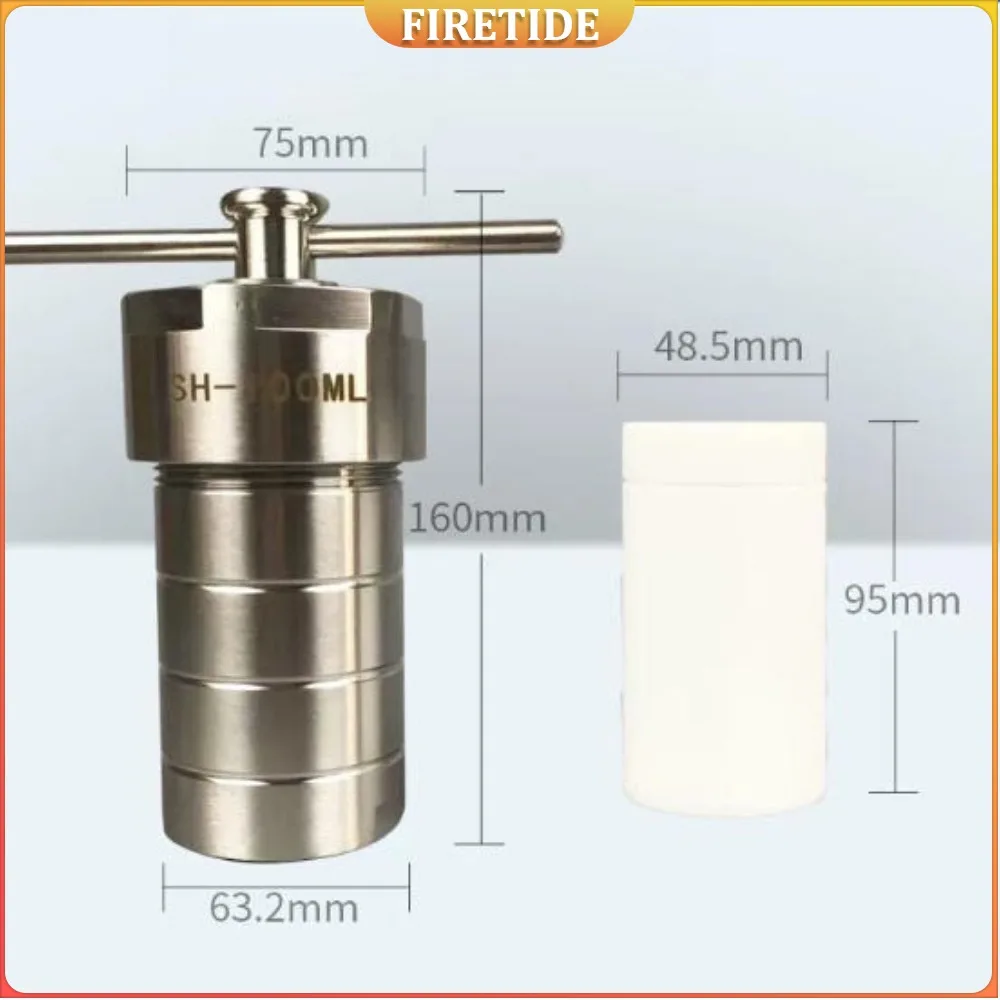 25ml / 50ml Hydrothermal Autoclave Reactor with PTFE Liner | 3MPa High Pressure Digestion Vessel 220-280℃ Lab Synthesis Tank
25ml / 50ml Hydrothermal Autoclave Reactor with PTFE Liner | 3MPa High Pressure Digestion Vessel 220-280℃ Lab Synthesis Tank