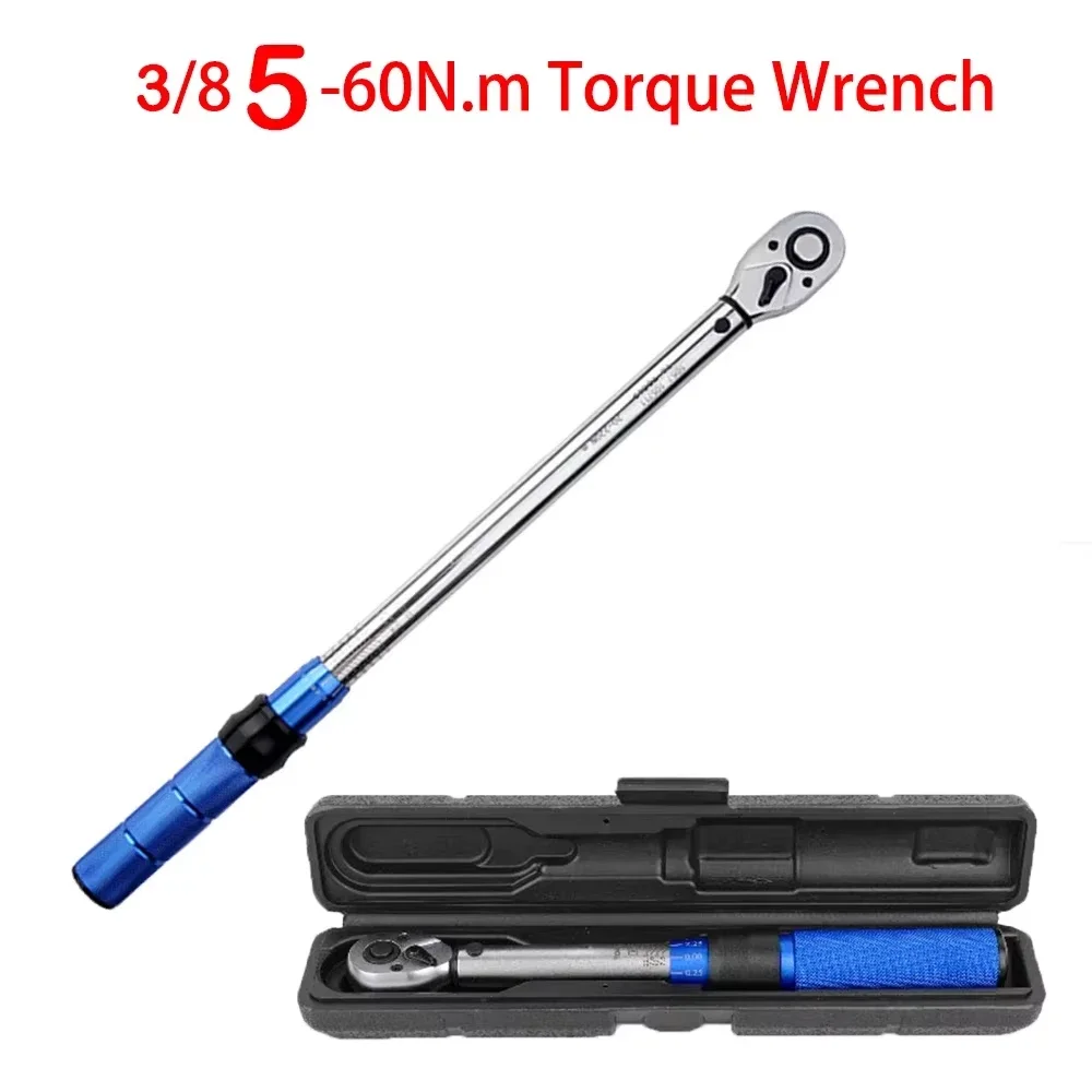 3/8" 5-60N.m Square Drive ±3% High Precision Torque Wrench 1pc Bicycle Motorcycle Automotive IDY Hand Tools
3/8" 5-60N.m Square Drive ±3% High Precision Torque Wrench 1pc Bicycle Motorcycle Automotive IDY Hand Tools