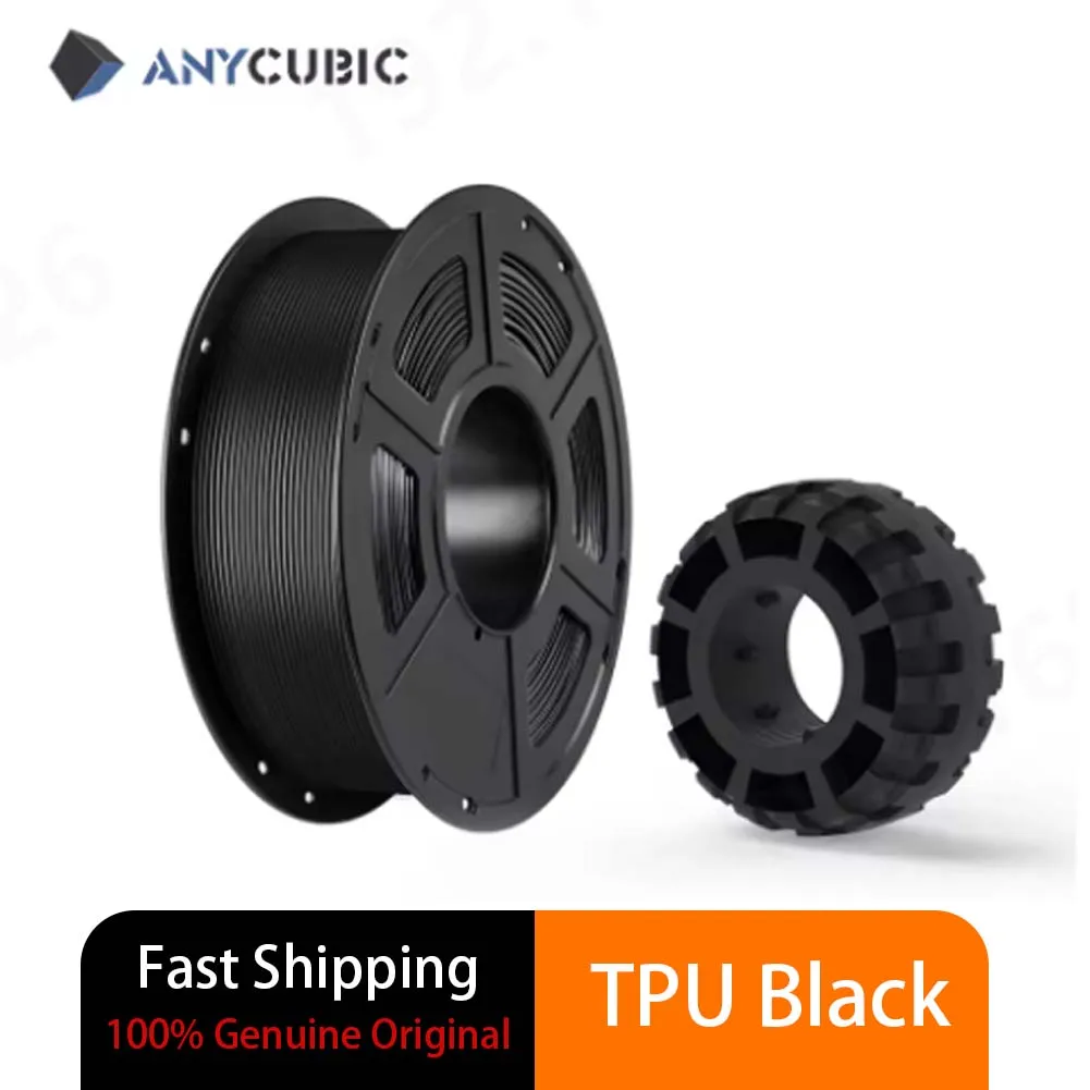 ANYCUBIC TPU 95A Flexible Filament 1.75mm Elastic Rubber Material High Toughness for FDM Kobra 2 Pro Max 3D Printer
ANYCUBIC TPU 95A Flexible Filament 1.75mm Elastic Rubber Material High Toughness for FDM Kobra 2 Pro Max 3D Printer