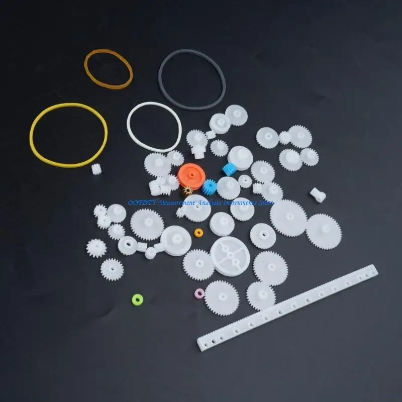 367D New 60pcs Type Plastic Shaft Single Double Reduction Crown Worm Gears DIY Robot
367D New 60pcs Type Plastic Shaft Single Double Reduction Crown Worm Gears DIY Robot