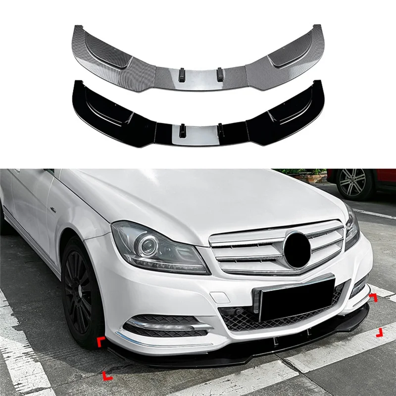 A040-Car Front Bumper Splitter Lip Diffuser Spoiler Cover Guard For Mercedes-Benz C-Class W204 2011-2014 Gloss Black Parts
A040-Car Front Bumper Splitter Lip Diffuser Spoiler Cover Guard For Mercedes-Benz C-Class W204 2011-2014 Gloss Black Parts