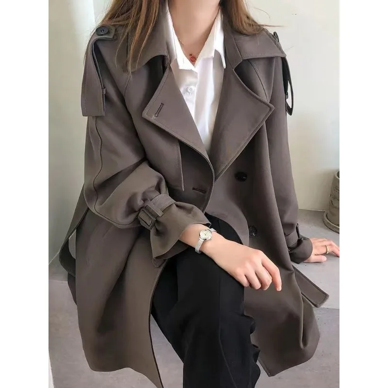 New Autumn and Winter Korean-style High-end British-style Fashionable Loose Plus-size Slimming Trench Coat Fashion Personality
New Autumn and Winter Korean-style High-end British-style Fashionable Loose Plus-size Slimming Trench Coat Fashion Personality