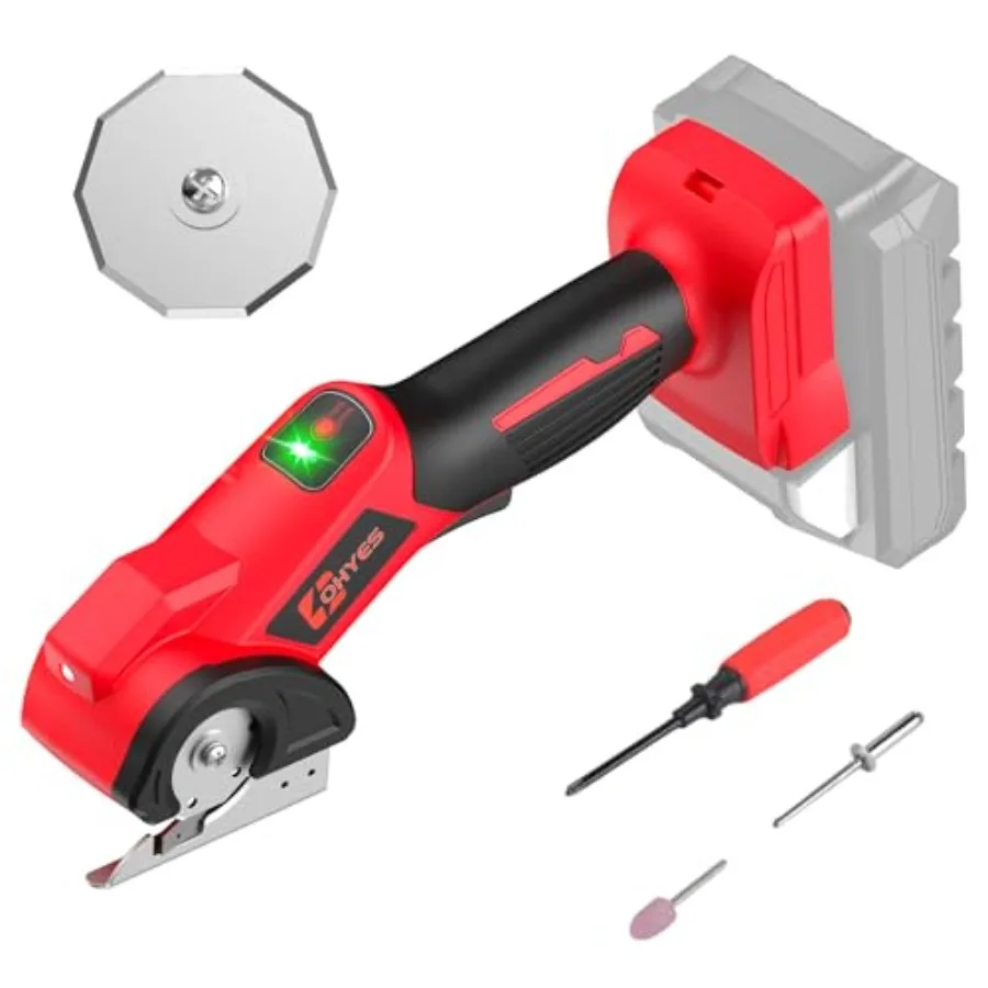 Беспроводные электрические ножницы, совместимые с аккумулятором Milwaukee 18v, 440 об/мин, роторный резак для картона, ткани, ковров, пластика (батарея не входит в комплект)
Беспроводные электрические ножницы, совместимые с аккумулятором Milwaukee 18v, 440 об/мин, роторный резак для картона, ткани, ковров, пластика (батарея не входит в комплект)