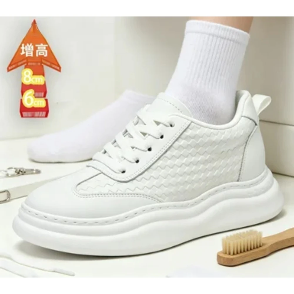 2026 Man Elevator Shoes Men White Sneakers Height Increase Insole 6CM Tall Chunky Plus Size 38-45 men shoes trainer men
2026 Man Elevator Shoes Men White Sneakers Height Increase Insole 6CM Tall Chunky Plus Size 38-45 men shoes trainer men